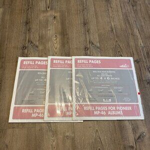 3 NEW Pioneer Memo Pocket Album Refill 4 Inch by 6